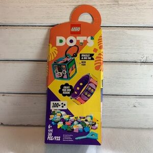 New LEGO DOTS Neon Tiger Bracelet & Bag Tag Set 41945‎ Creative Craft Kit